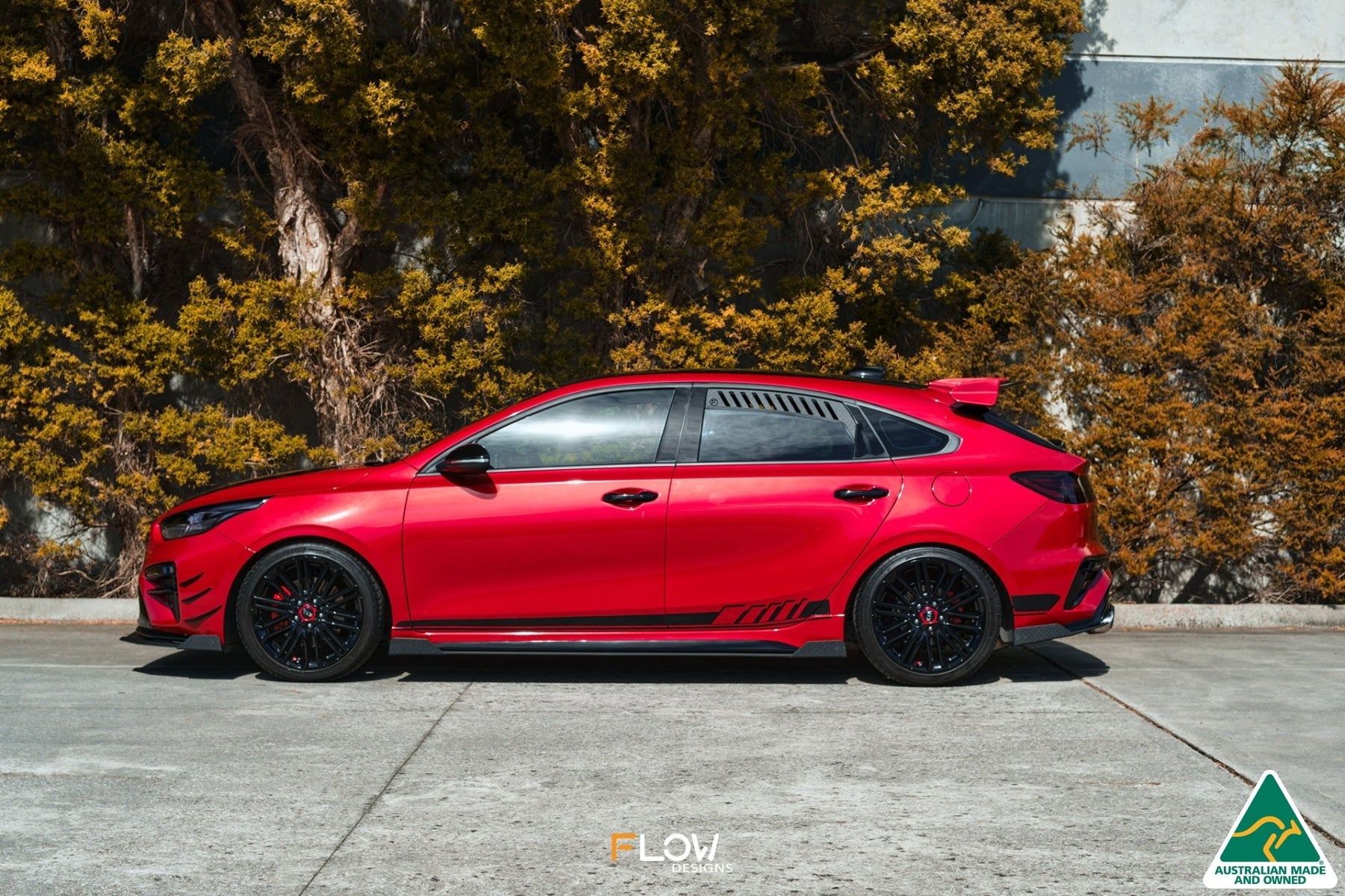 Flow Designs Cerato GT PFL Side Skirt Splitters (Pair) - iilumolab