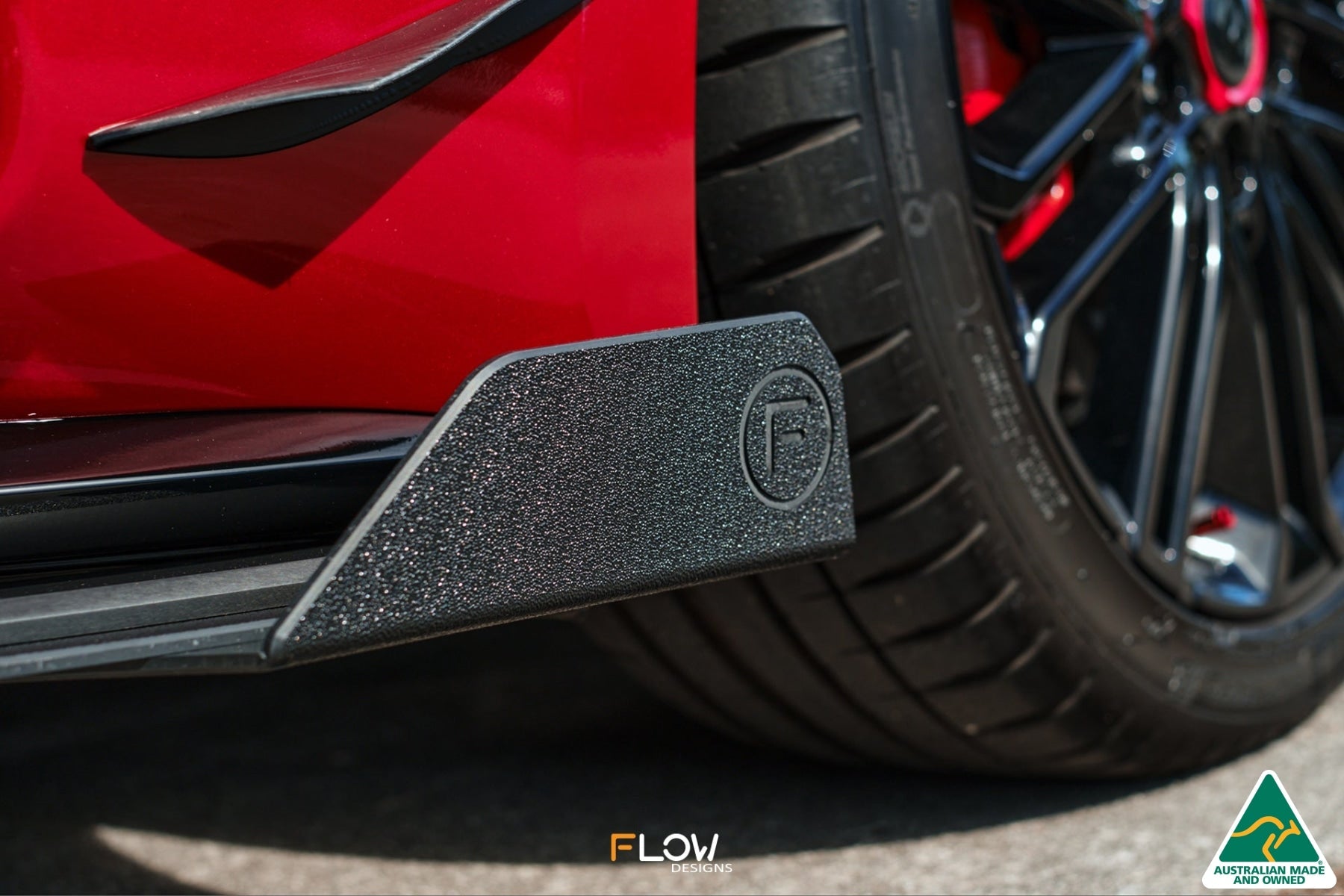 Flow Designs Cerato GT PFL Front Lip Splitter Winglets (Pair) - iilumolab