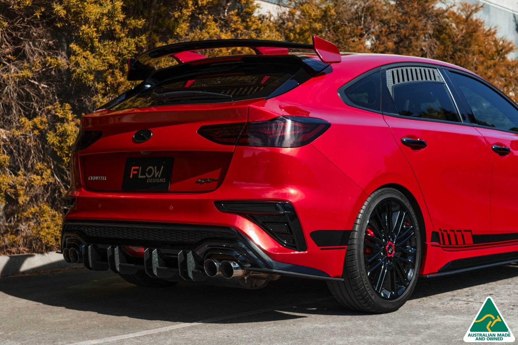 Flow Designs Cerato GT Hatch PFL Flow-Lock Rear Diffuser - iilumolab