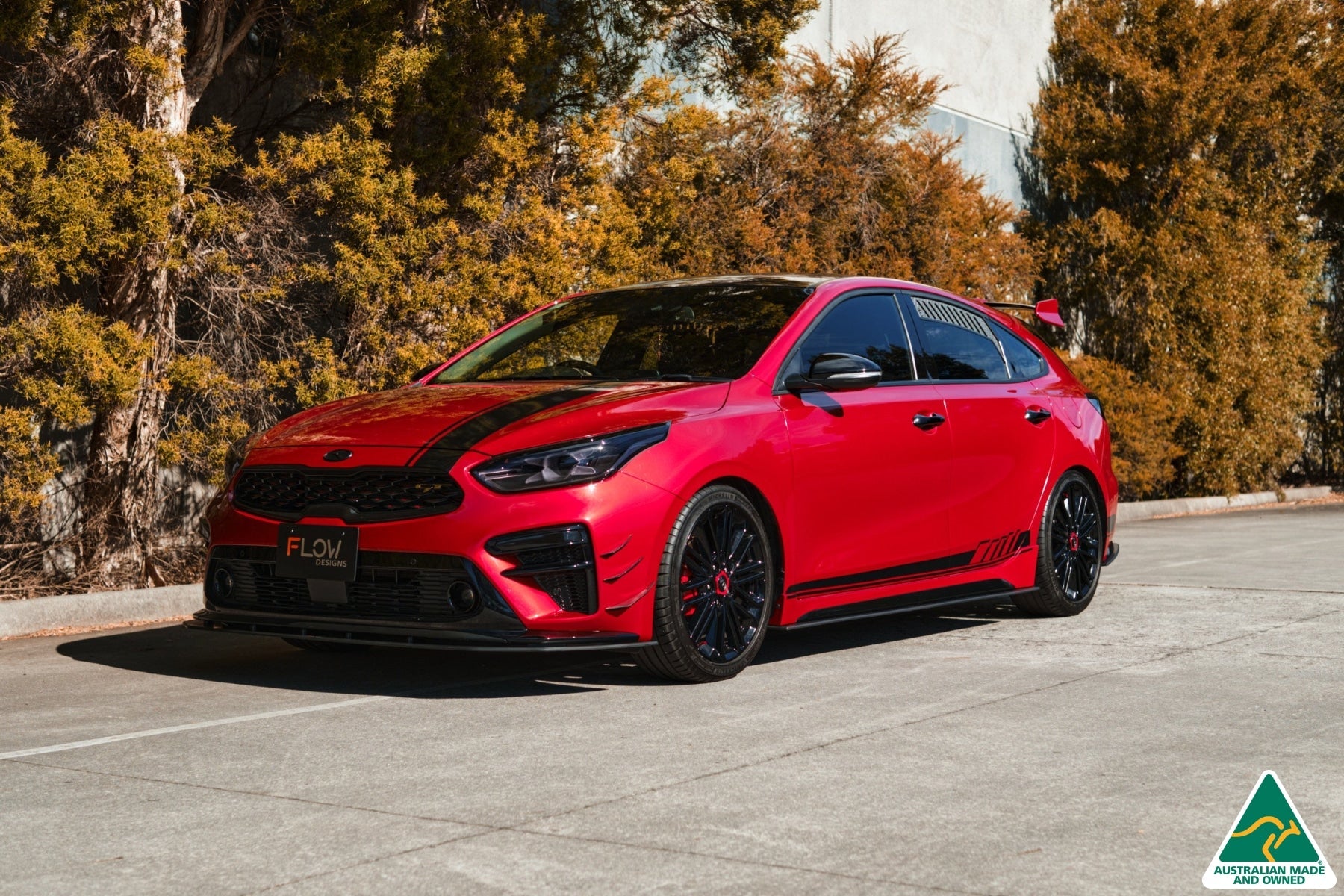 Flow Designs Cerato GT PFL Side Skirt Splitters (Pair) - iilumolab