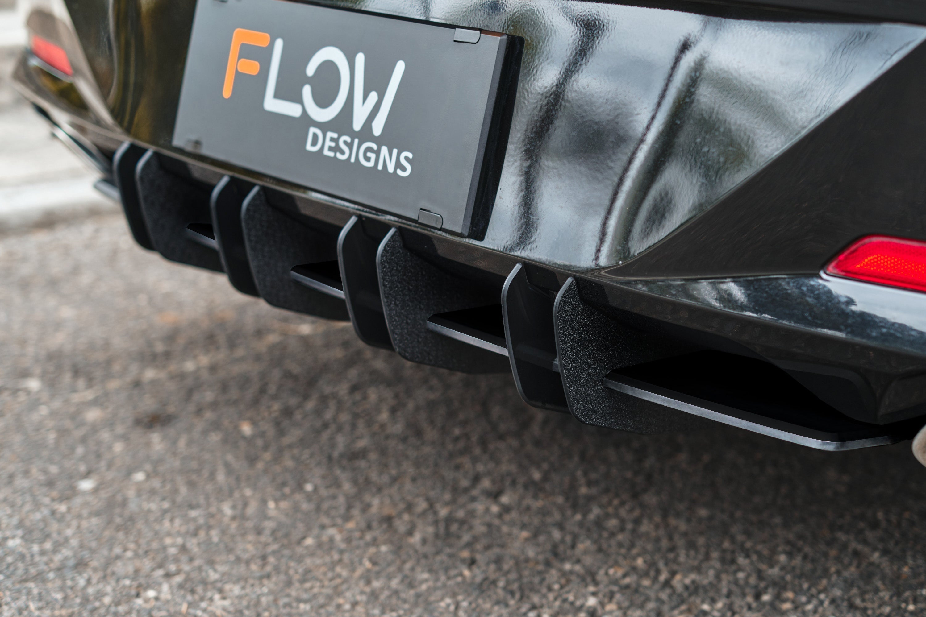Flow Designs DN8 Sonata N Line 2020-2023 Flow-Lock Rear Diffuser - iilumolab