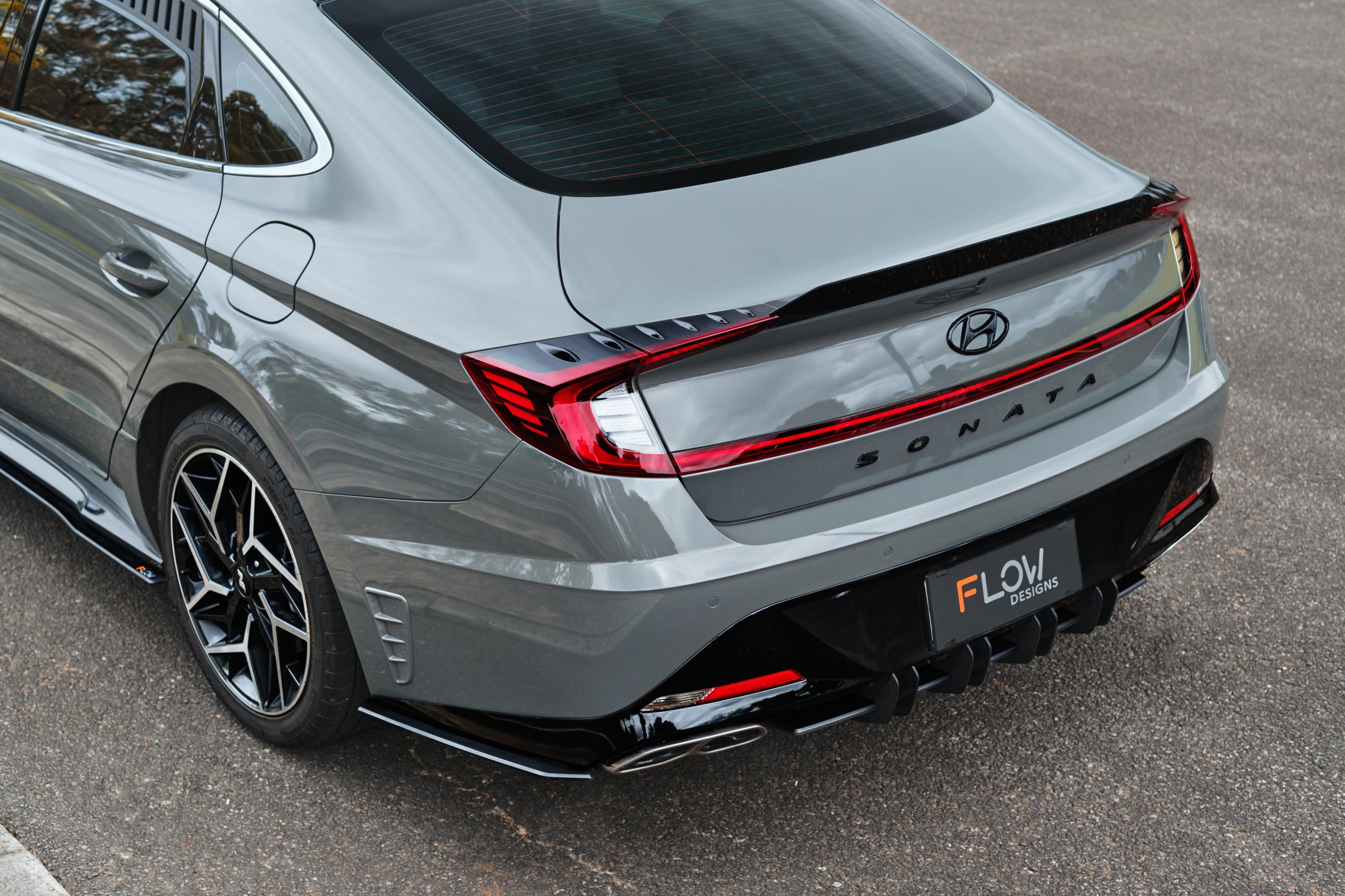 Flow Designs DN8 Sonata N Line 2020-2023 Flow-Lock Rear Diffuser - iilumolab