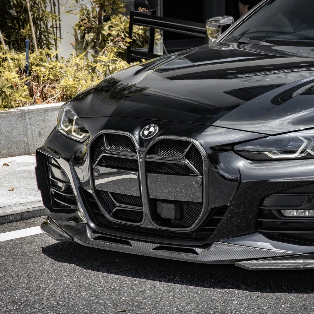 CSL Style Pre Pregged Dry Carbon Fiber Grille for BMW 4 Series G22 G23 With ACC 20+ - iilumolab