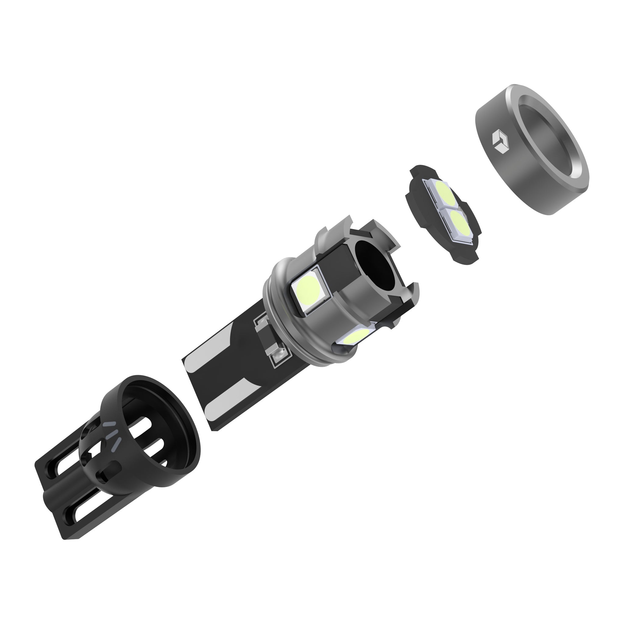 FLASHING T10 CANBUS+ LED BULB : LIGHT BLUE