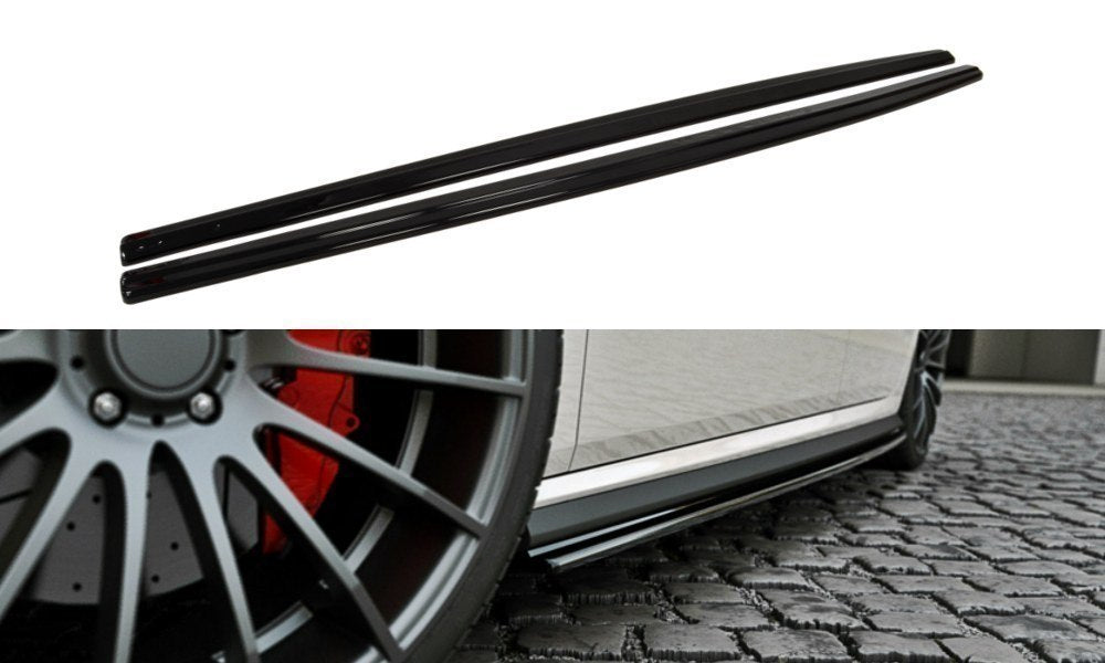 Maxton Design VW Polo Mk5 GTI Spliiter + Skirts + Diffuser + Spoiler Cap - iilumolab