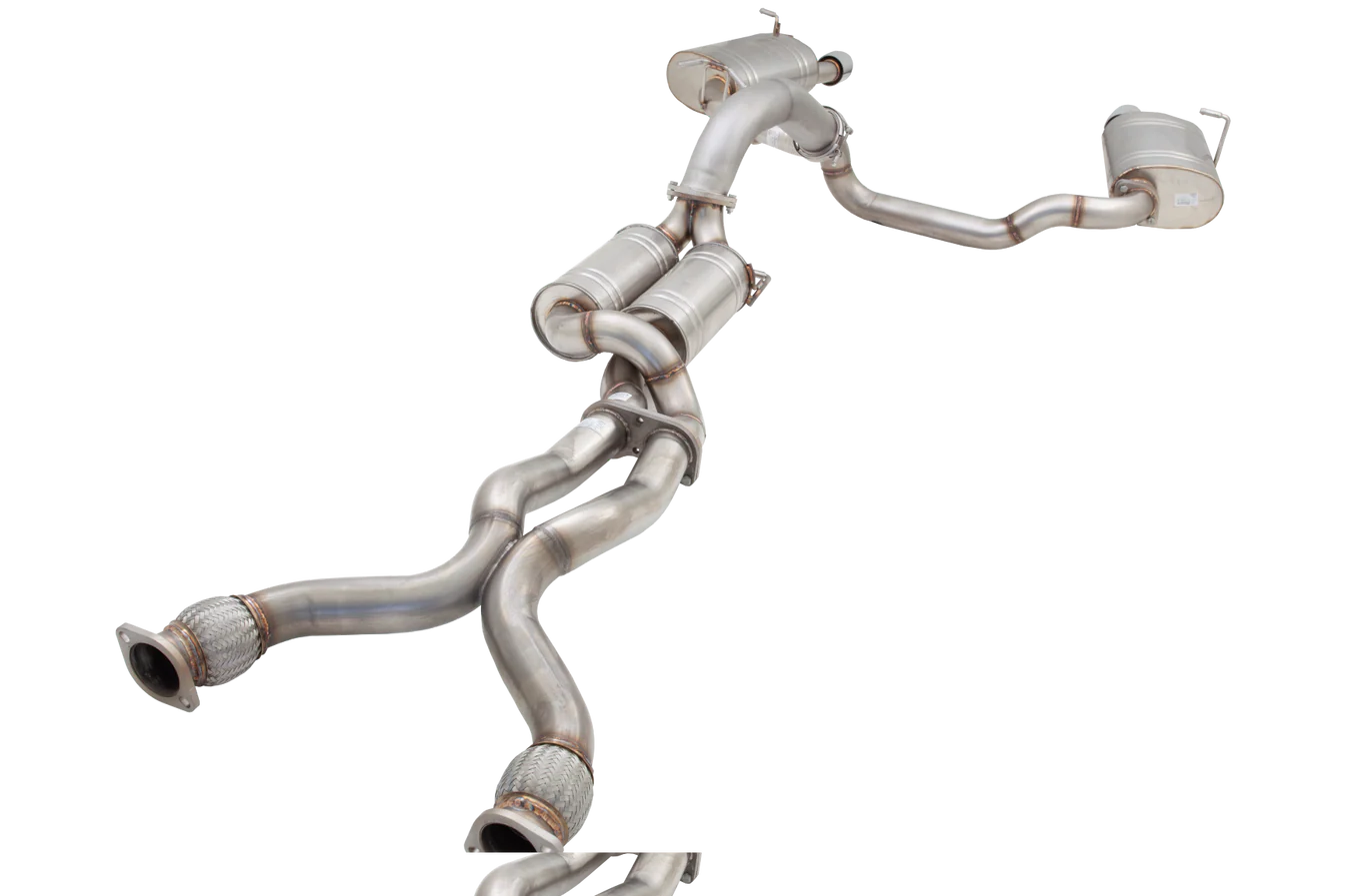 Xforce Ford FG V8 Supercharged 304 Stainless Steel Cat Back System - iilumolab