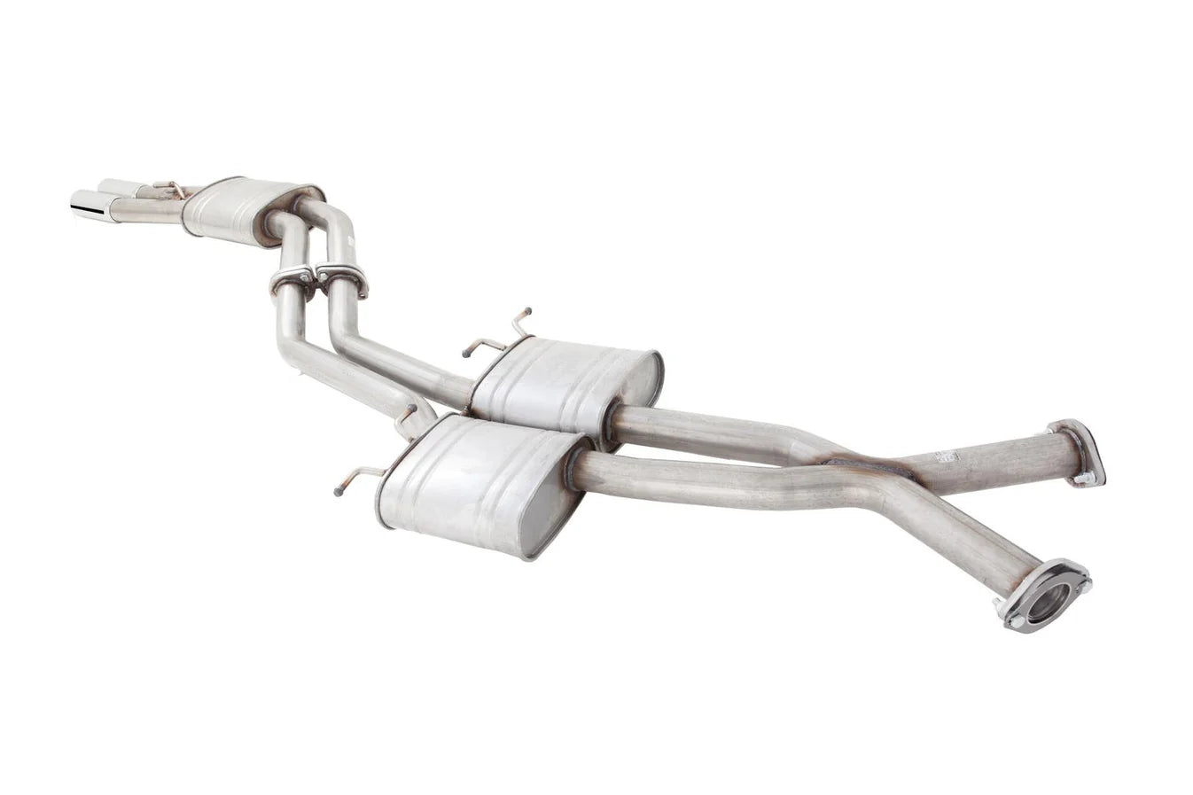 Xforce Holden Commodore V6 Ute Twin 2.25Inch Cat Back System - iilumolab