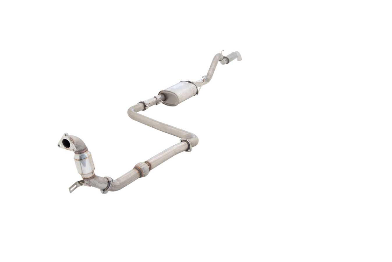 Xforce Nissan Navara D40 Turbo Back Exhaust with Cat Converter - iilumolab