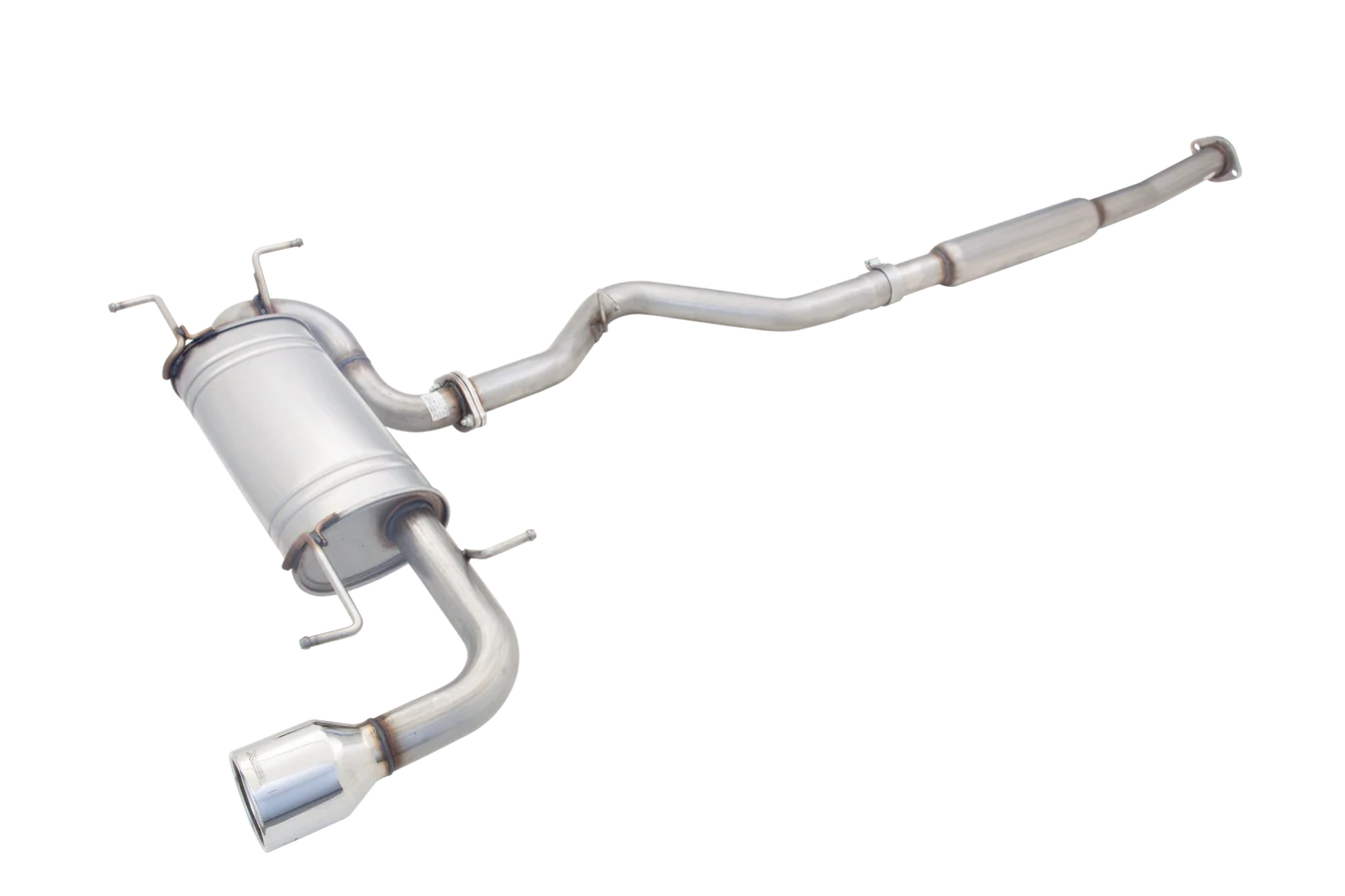 Xforce Subaru Impreza Raw 409 Stainless Cat Back System with Single Tip - iilumolab