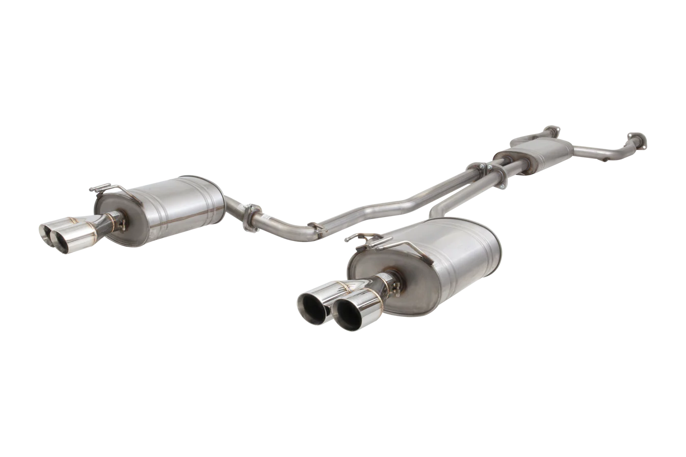 Xforce Holden VE VF SV6 Sedan Raw 409 Twin 2.25Inch Cat Back System - iilumolab