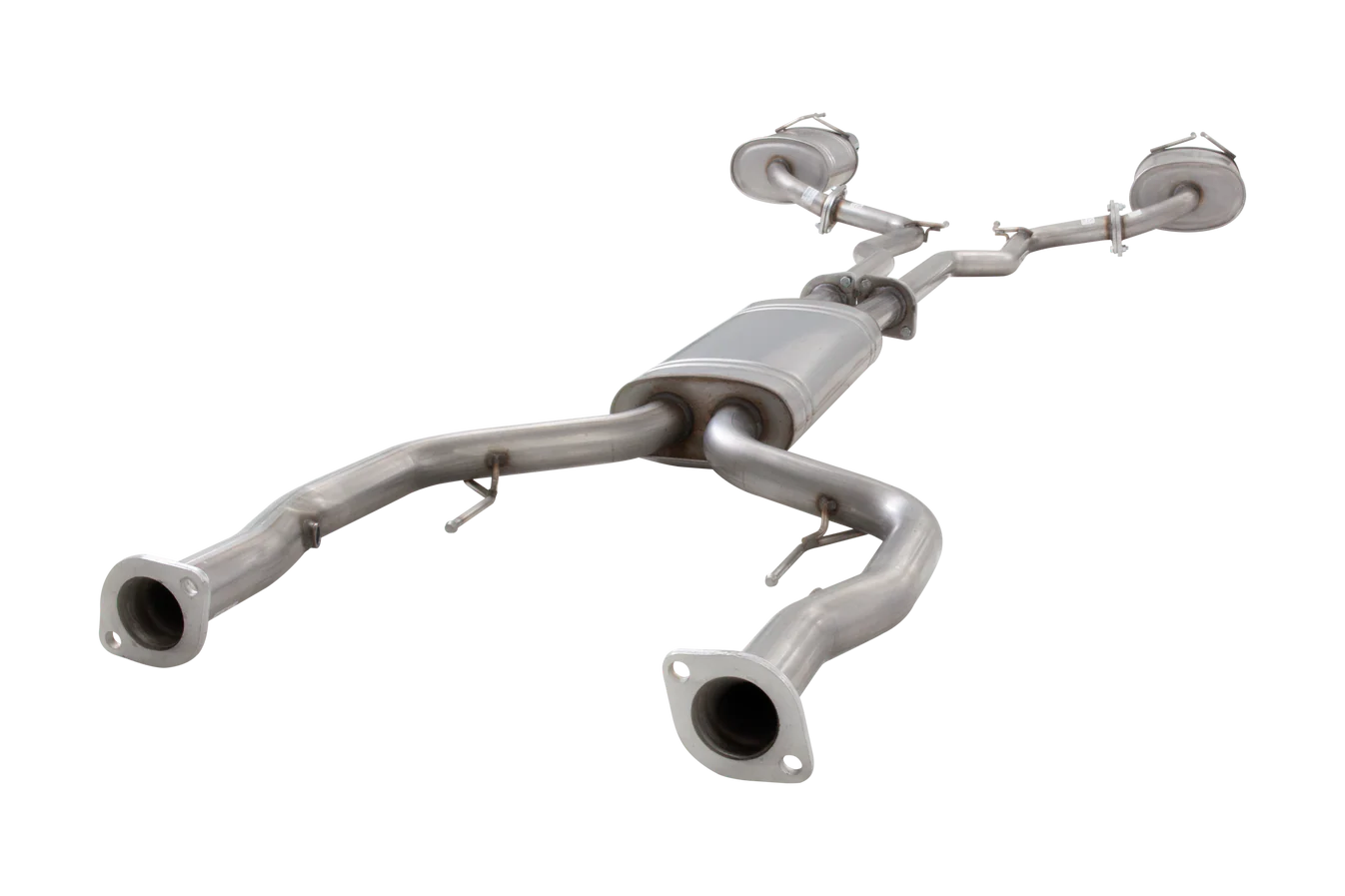 Xforce Holden VE VF SV6 Sedan Raw 409 Twin 2.25Inch Cat Back System - iilumolab