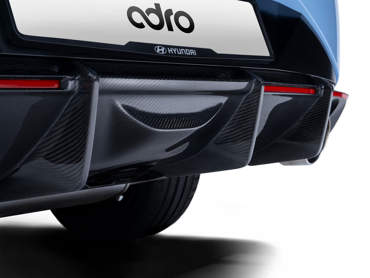 Carbon Fiber Rear Diffuser for Hyundai Elantra N i30 N Sedan 2021-2023