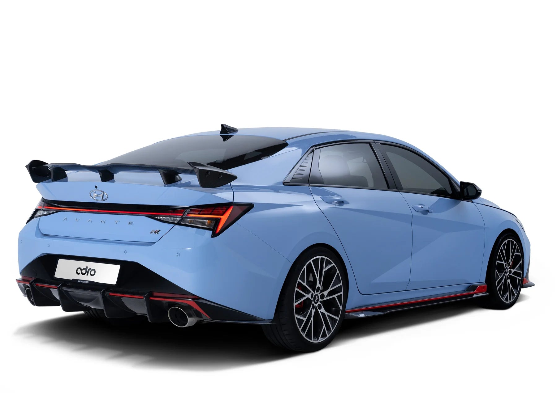 ADRO HYUNDAI I30 N SEDAN CARBON FIBER REAR DIFFUSER
