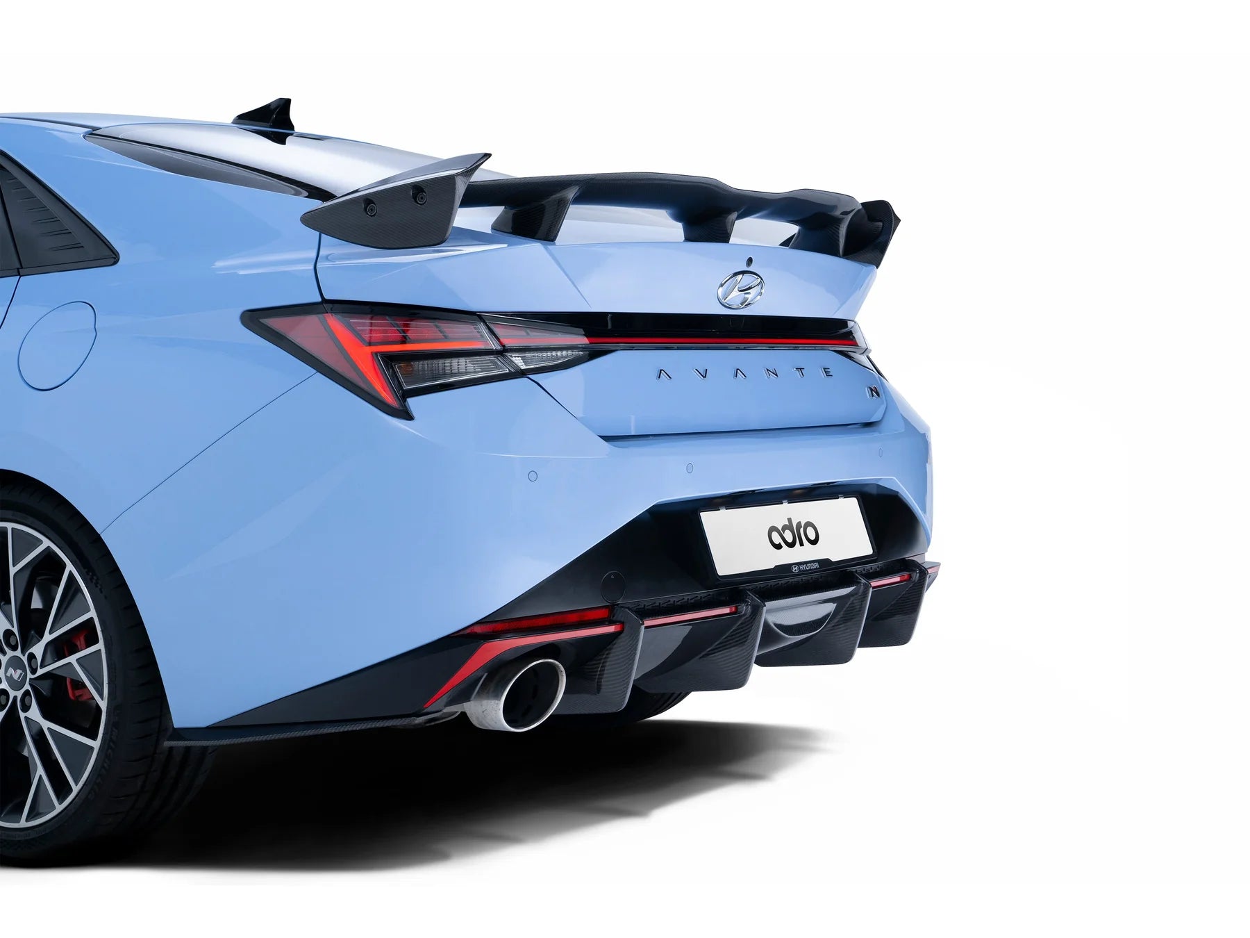 ADRO HYUNDAI I30 N SEDAN CARBON FIBER REAR DIFFUSER