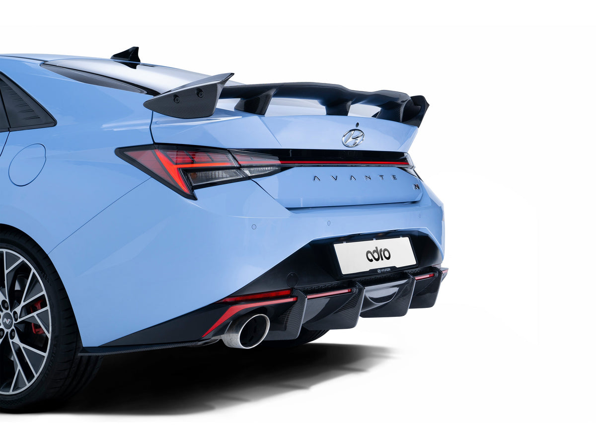 Carbon Fiber Rear Diffuser for Hyundai Elantra N i30 N Sedan 2021-2023
