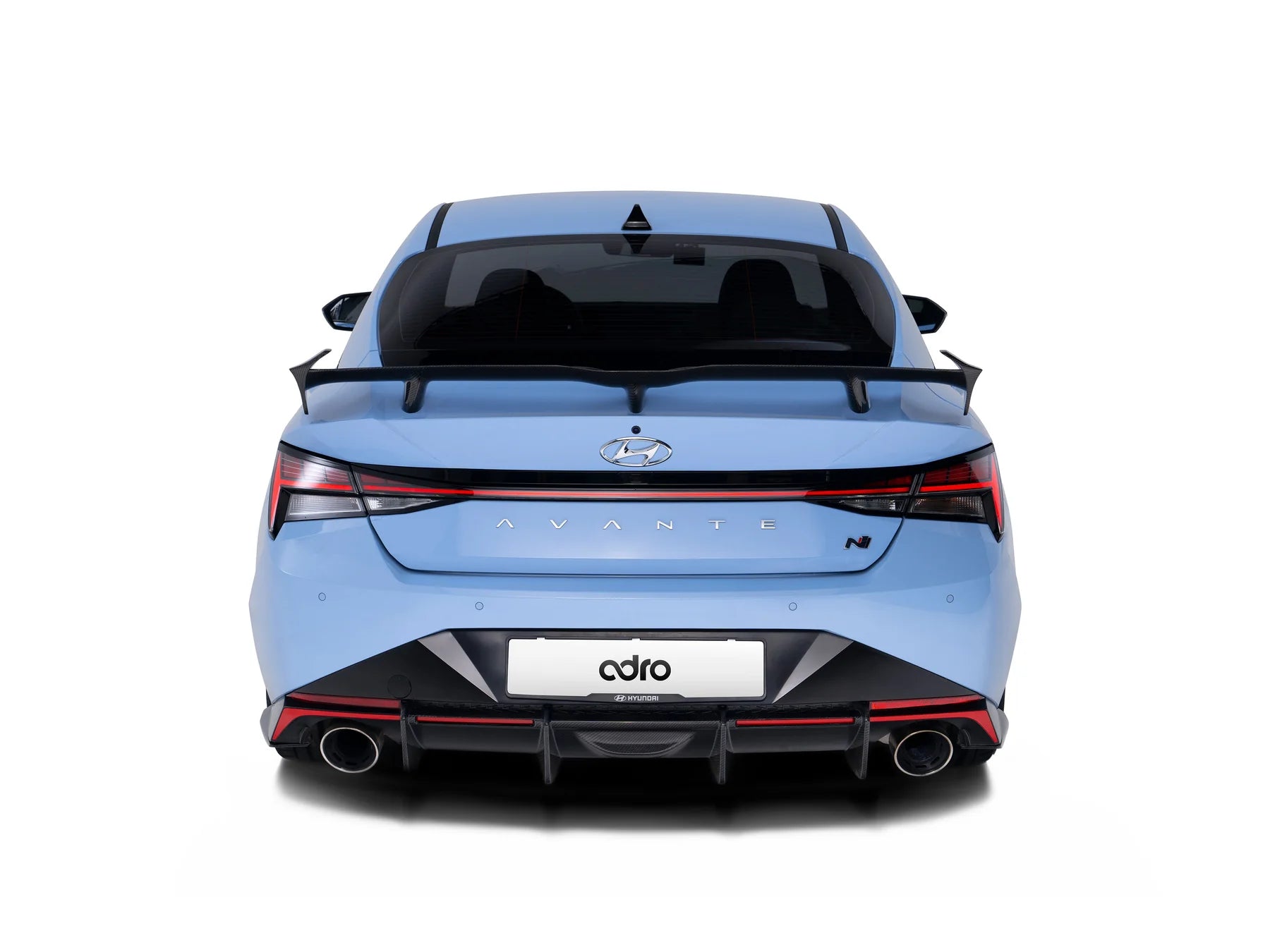 HYUNDAI I30 N SEDAN CARBON FIBER REAR DIFFUSER