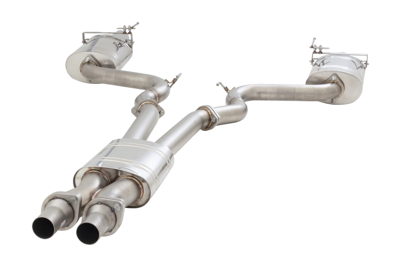 Xforce Ford S550 Mustang GT V8 Performance Cat Back System with Oval Rears - iilumolab