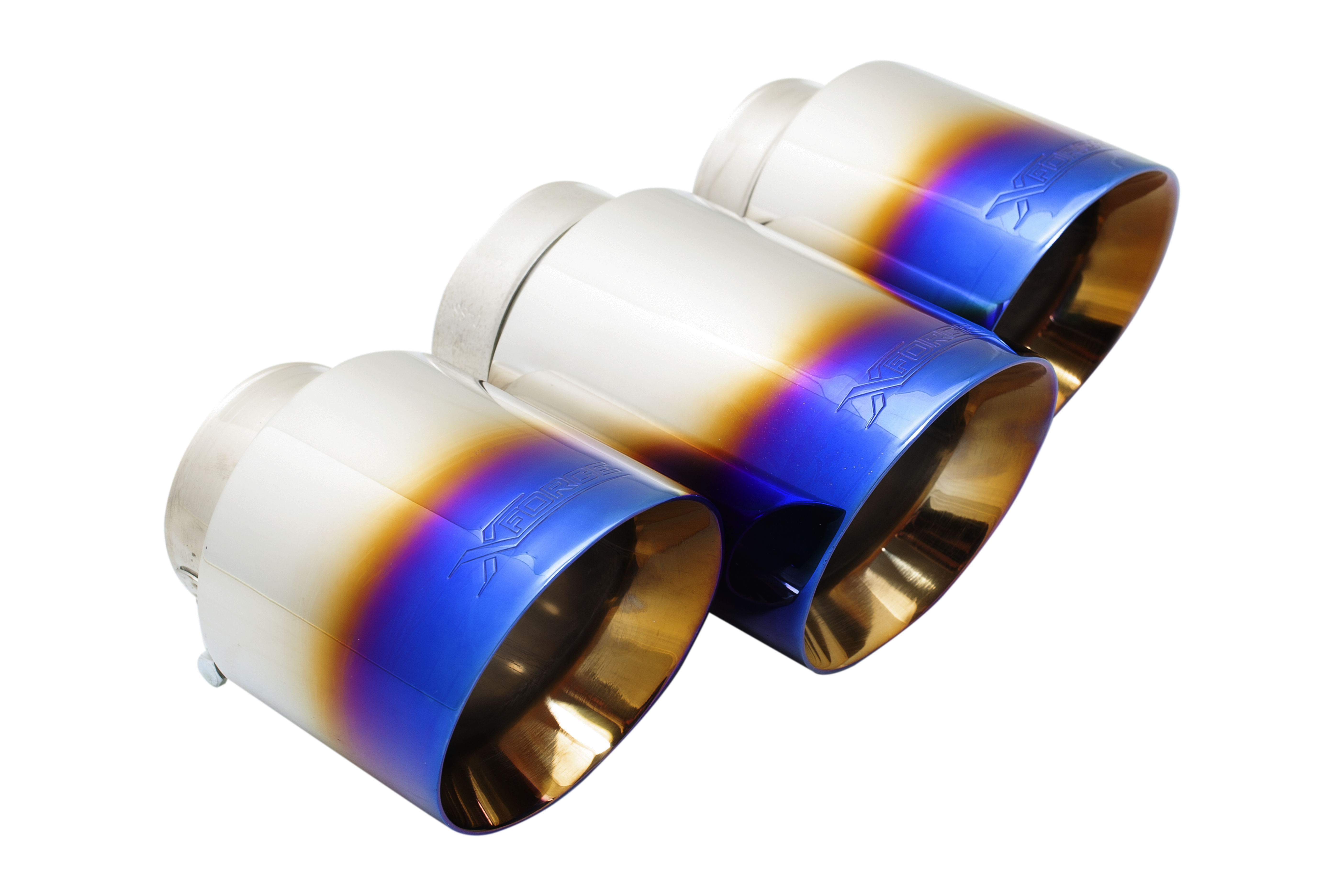 XForce Honda Civic FK8 Type R Blue Burnt Tips