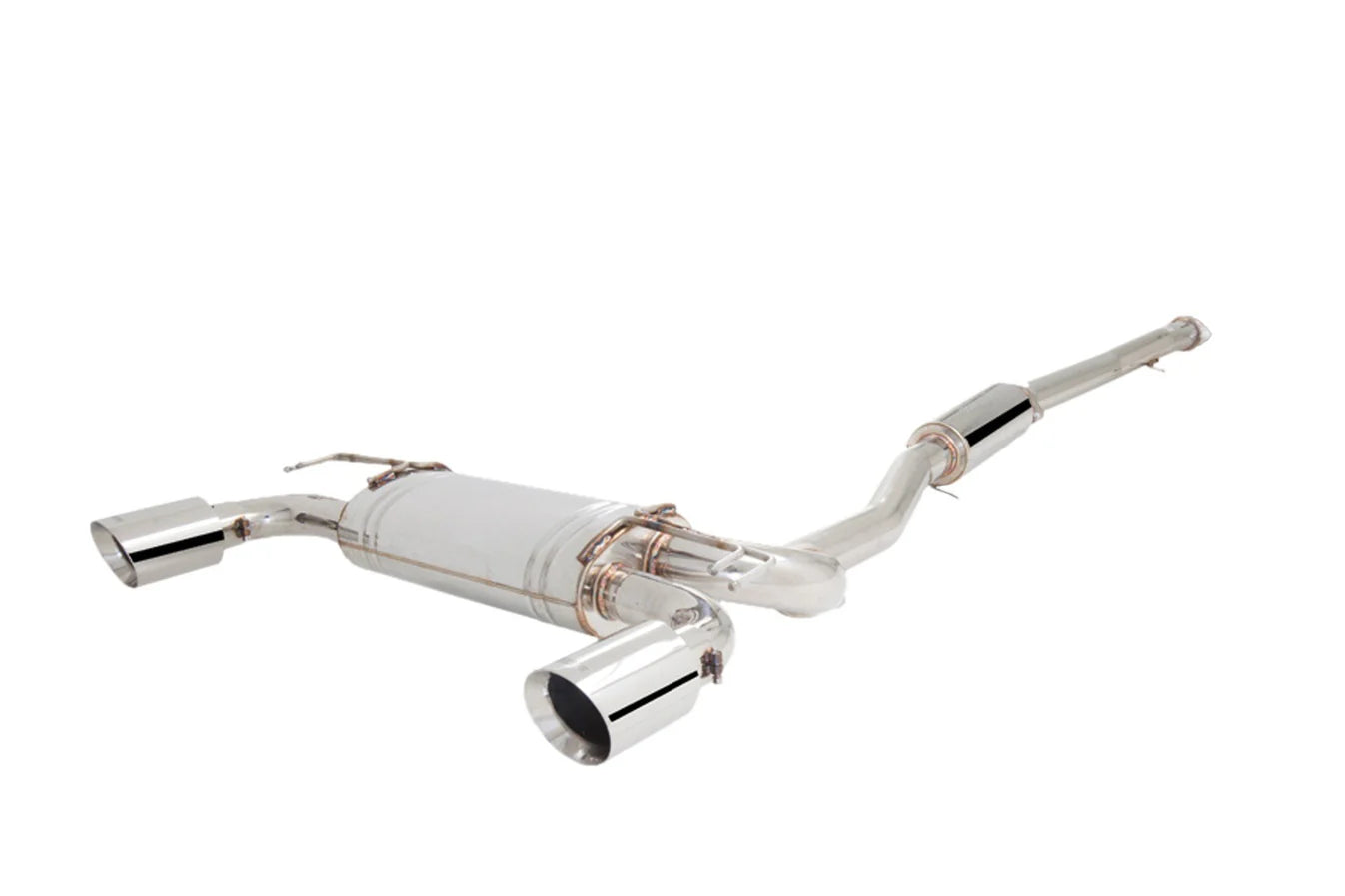 Xforce Mitsubishi Lancer CJ Ralliart Cat Back Exhaust System - iilumolab