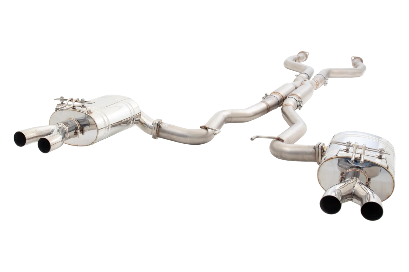 Xforce HSV Maloo 304 Stainless Steel Twin 3inch Cat Back Exhaust - iilumolab