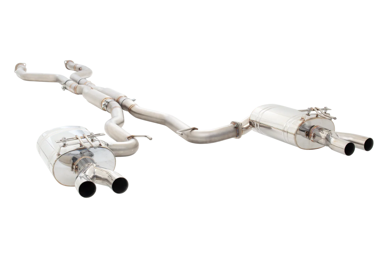 Xforce HSV Maloo 304 Stainless Steel Twin 3inch Cat Back Exhaust - iilumolab