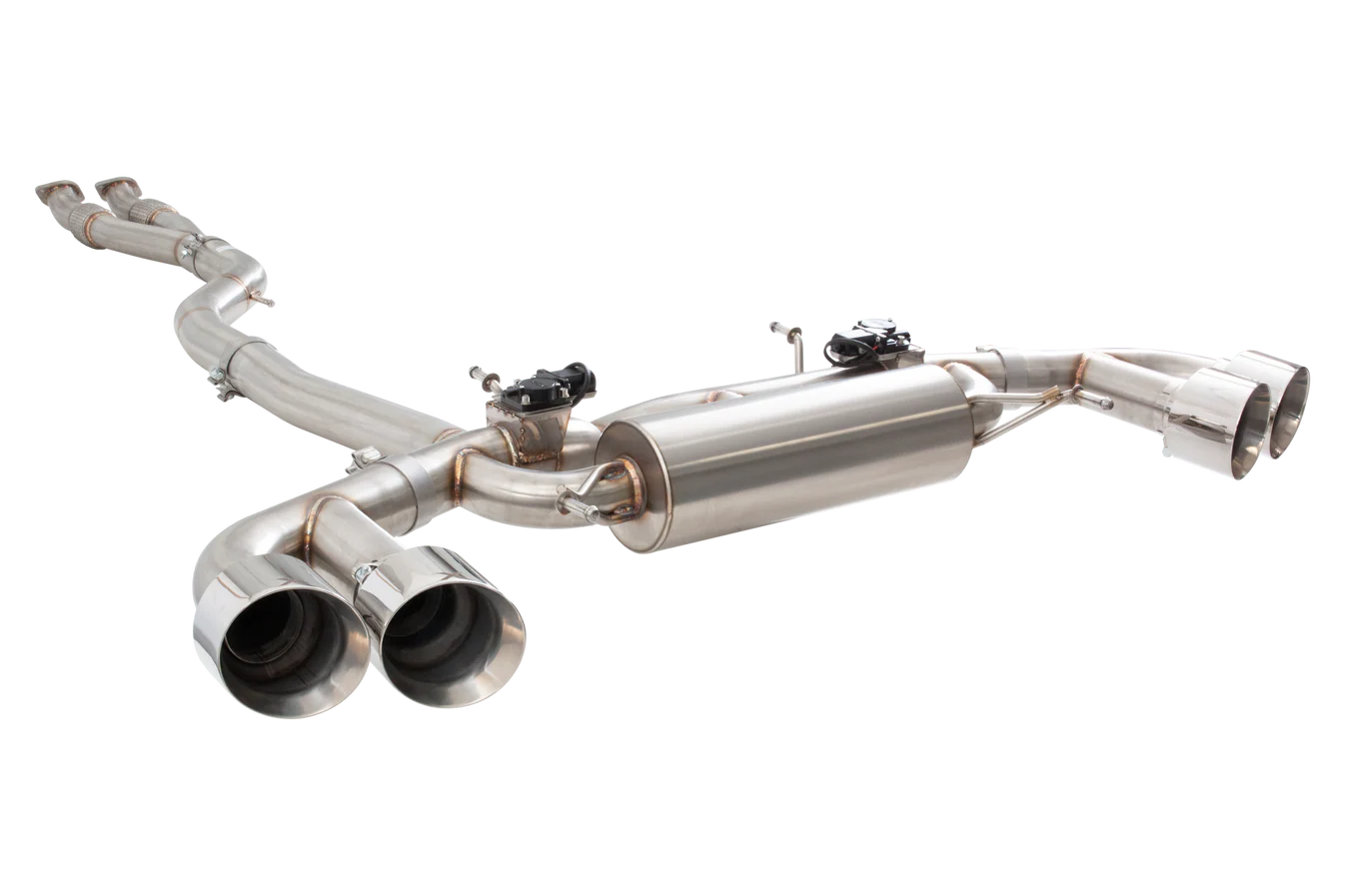 Xforce Nissan GT-R R35 3.5" Varex Valved Catback System - iilumolab