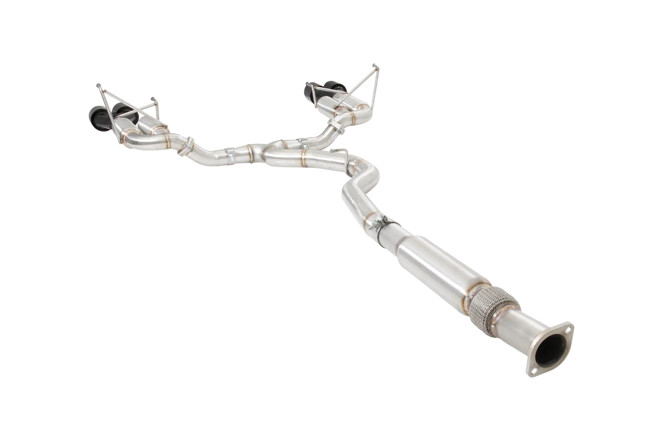 Xforce Subaru WRX STI G3 VA Sedan Race Cat Back Exhaust with Black Tips - iilumolab