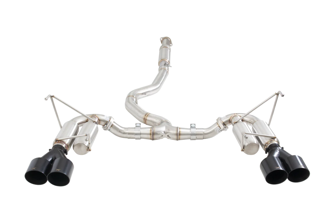 Xforce Subaru WRX STI G3 VA Sedan Race Cat Back Exhaust with Black Tips - iilumolab