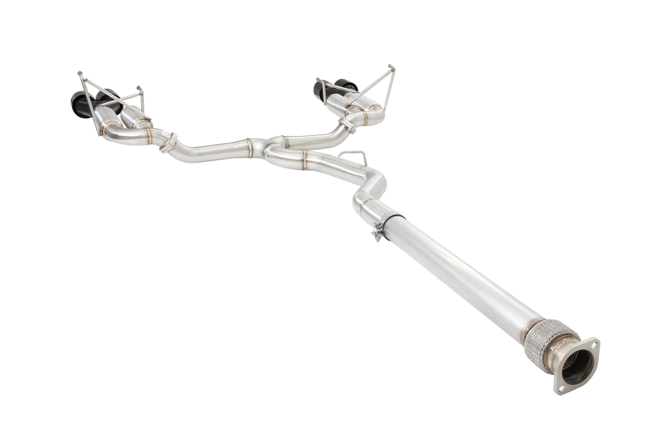 Xforce Subaru WRX Sedan VB Race Cat Back Exhaust System with Black Tips - iilumolab
