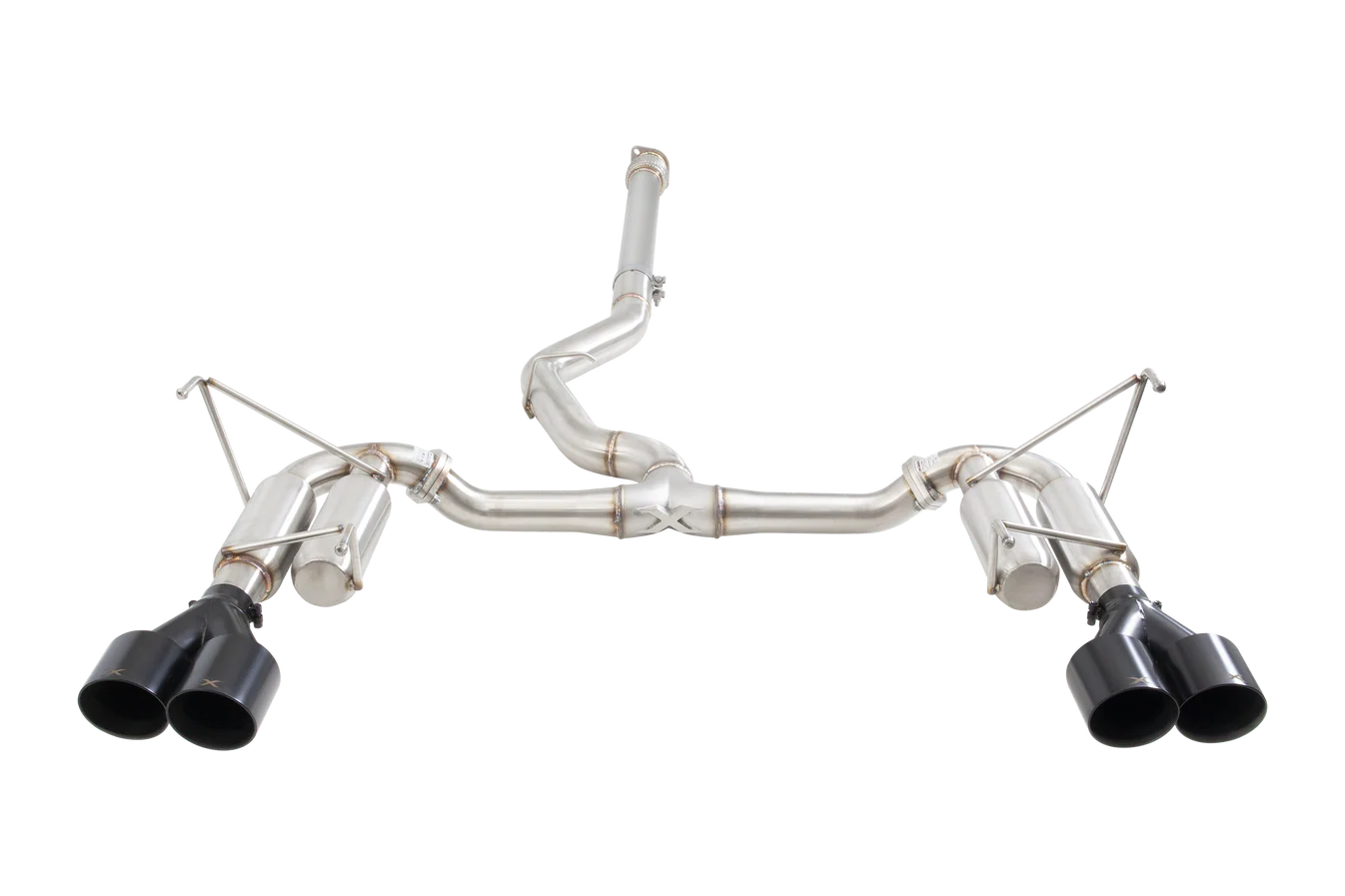 Xforce Subaru WRX Sedan VB Race Cat Back Exhaust System with Black Tips - iilumolab