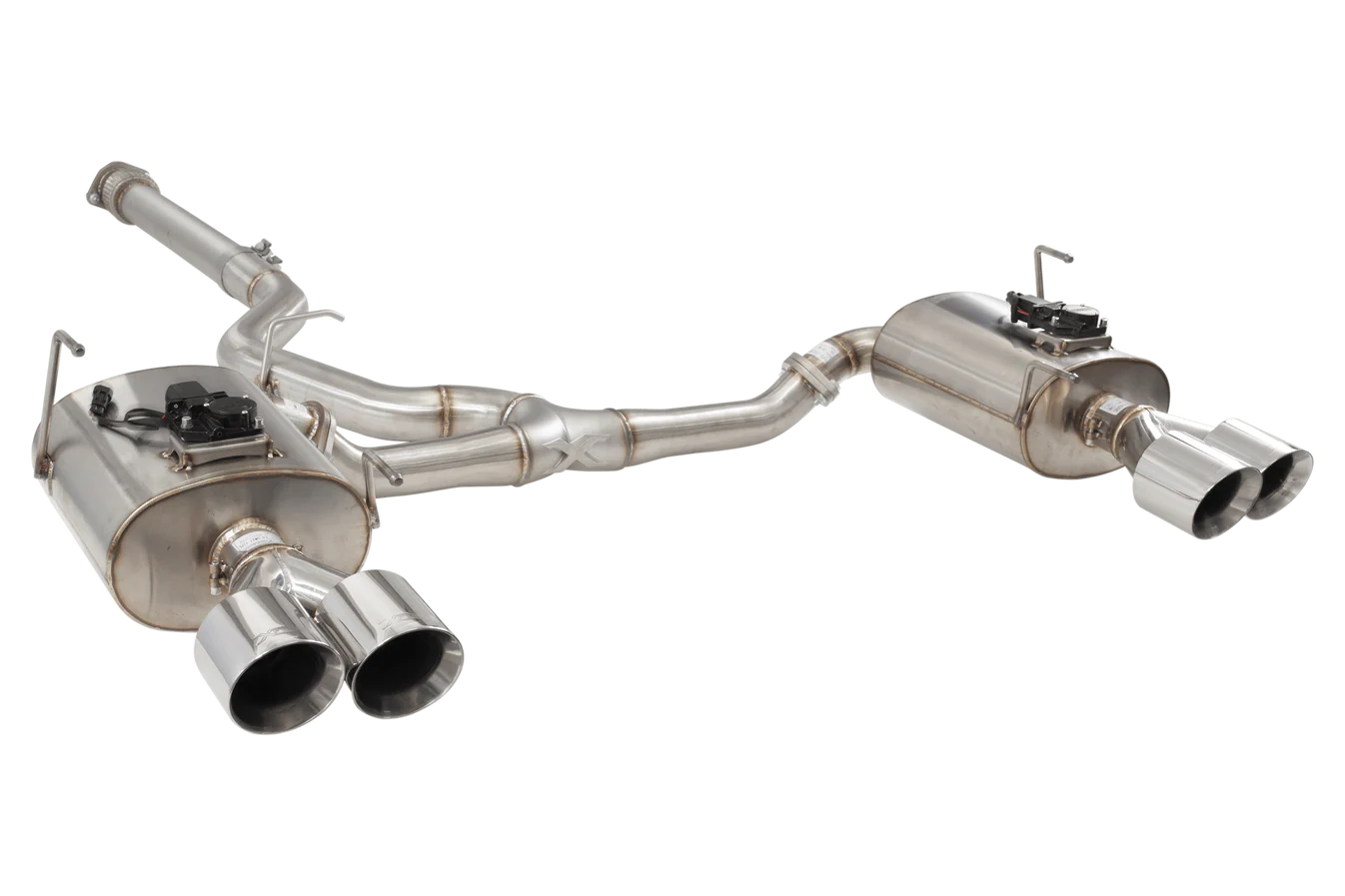 XForce SUBARU WRX SEDAN VB Varex WR Valved Cat Back Exhaust System with Polished Tips - iilumolab