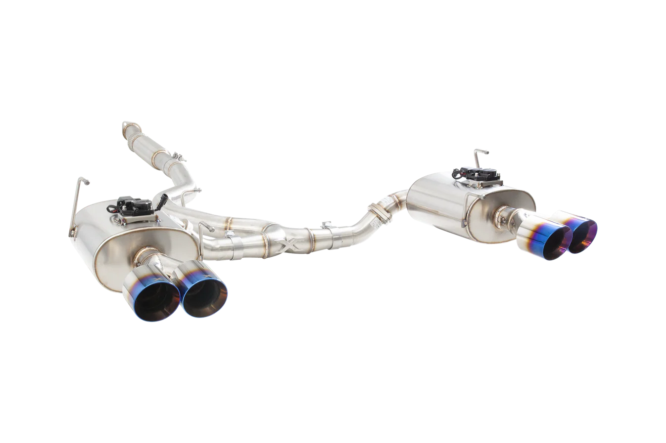 XForce Subaru WRX / STI G3, VA Sedan Varex WR Valved Cat Back Exhaust with Burnt Blue Tips - iilumolab