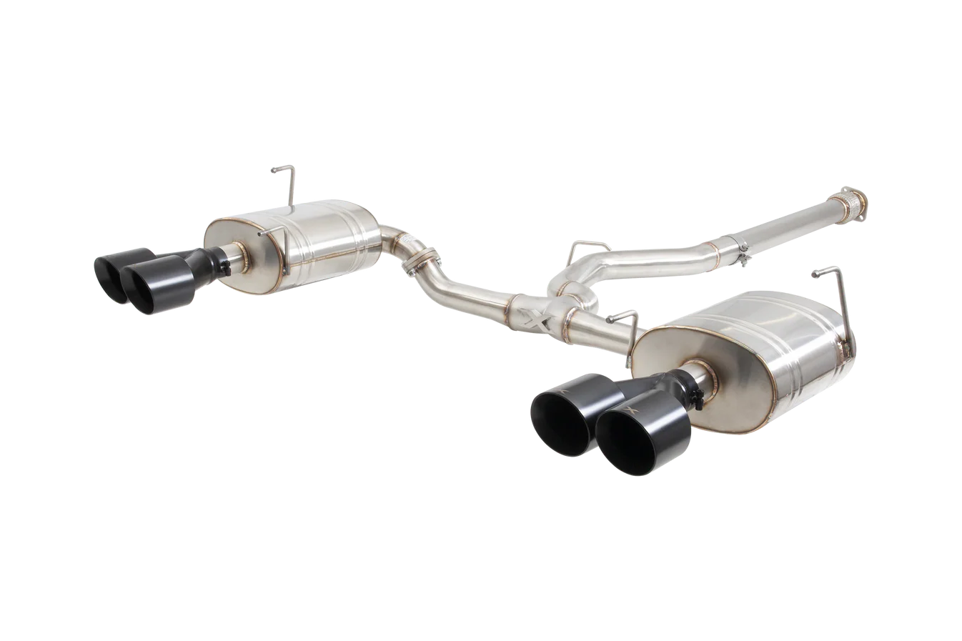 Xforce Subaru WRX Sedan VB Cat Back Exhaust System with Black Tips - iilumolab