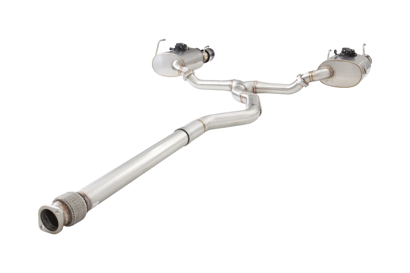 XForce SUBARU WRX SEDAN VB Varex WR Valved Cat Back Exhaust System with Burnt Blue Tips - iilumolab