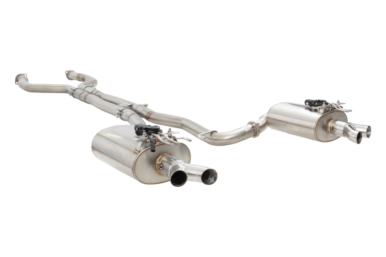 Xforce HSV VF Sedan Straight Pipe Center Twin 3Inch 304 SS Varex Valved Cat Back - iilumolab