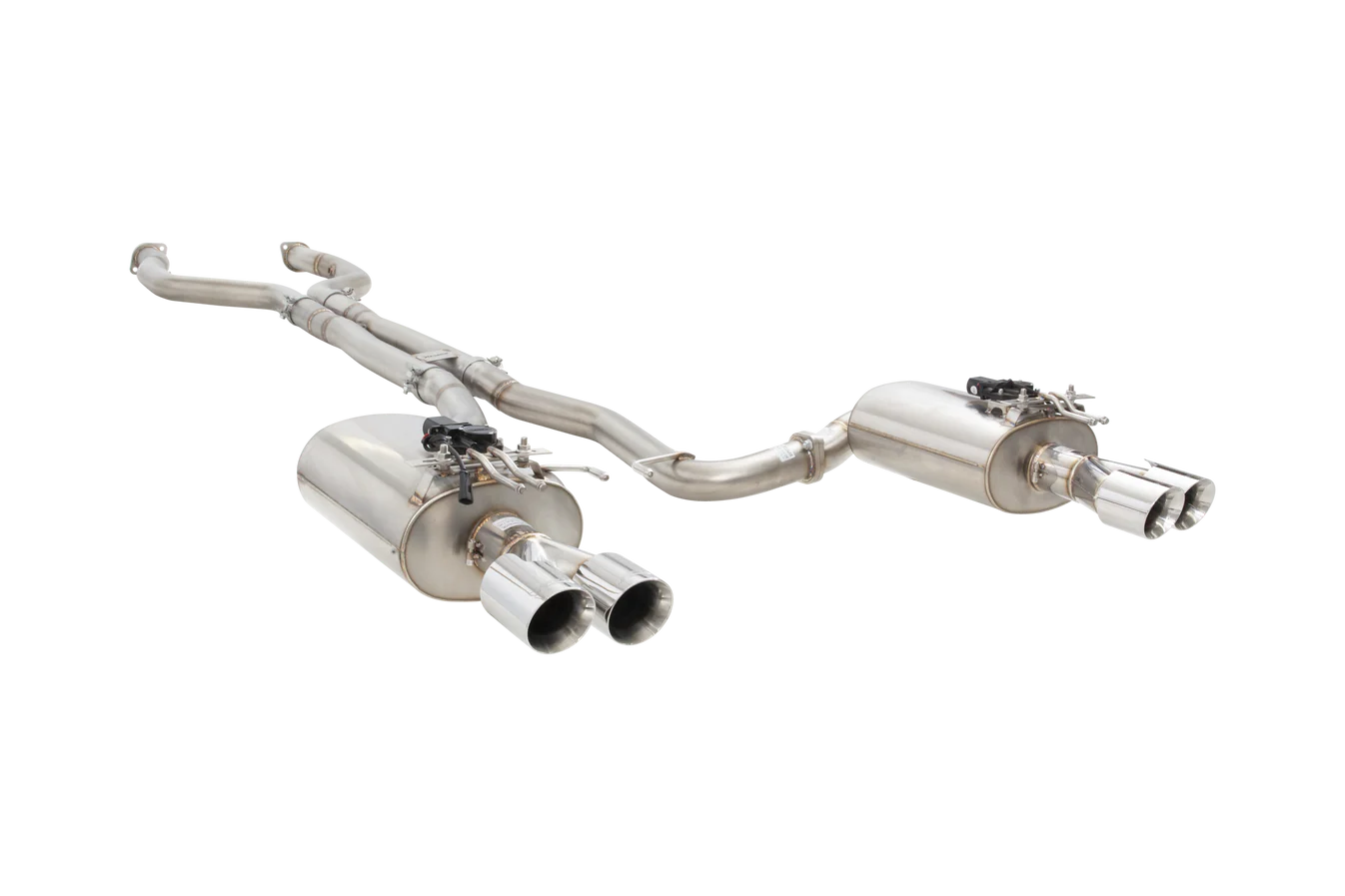 Xforce Holden VE VF V8 Sedan Straight Pipe Center 304 SS Twin 3Inch Varex Valved Cat Back - iilumolab