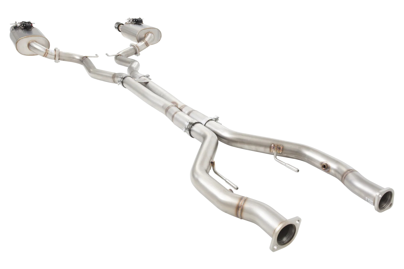 Xforce Holden VE VF V8 Sedan Straight Pipe Center 304 SS Twin 3Inch Varex Valved Cat Back - iilumolab