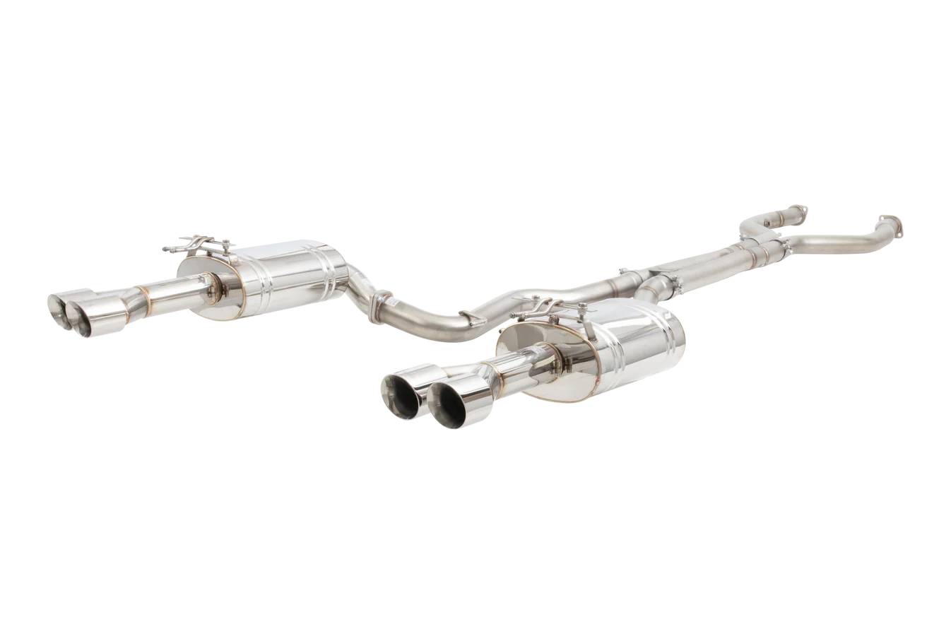 Xforce Holden VE/VF V8 Ute Straight Pipe Center Twin 3Inch 304 SS Cat Back - iilumolab