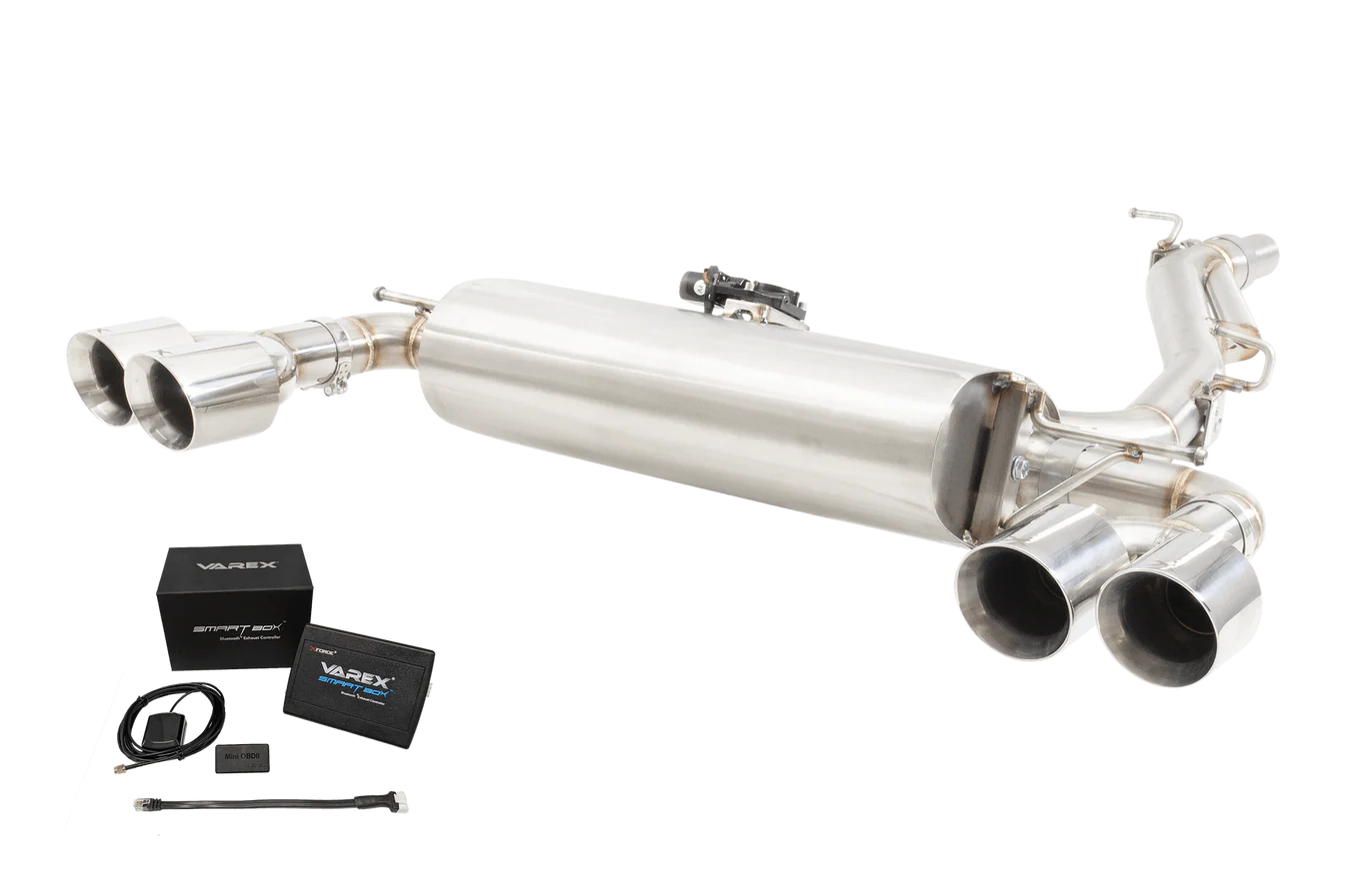 XForce VW Tiguan R Varex Valved Cat Back Exhaust System with SmartBox - iilumolab