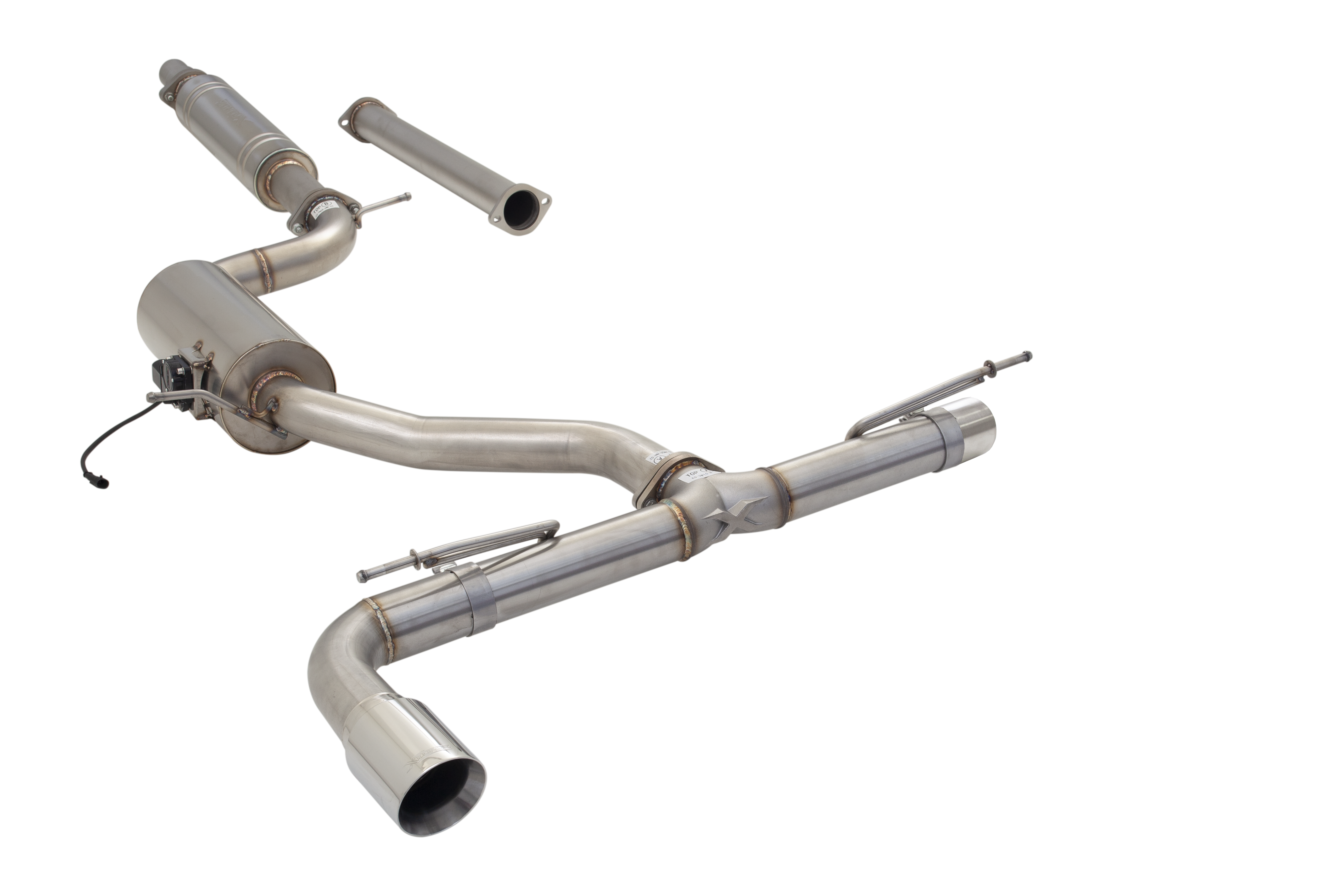 XForce VW Golf TSI MK7 to MK8 Varex Valved Cat Back Exhaust System