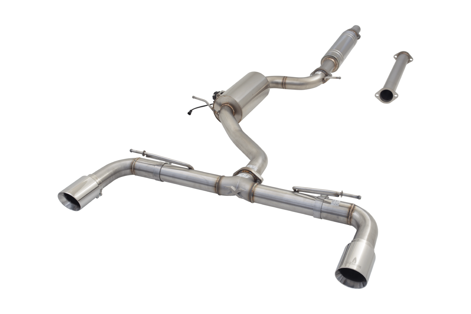 XForce VW GOLF GTI MK7 to MK8 Varex Valved Cat Back Exhaust System