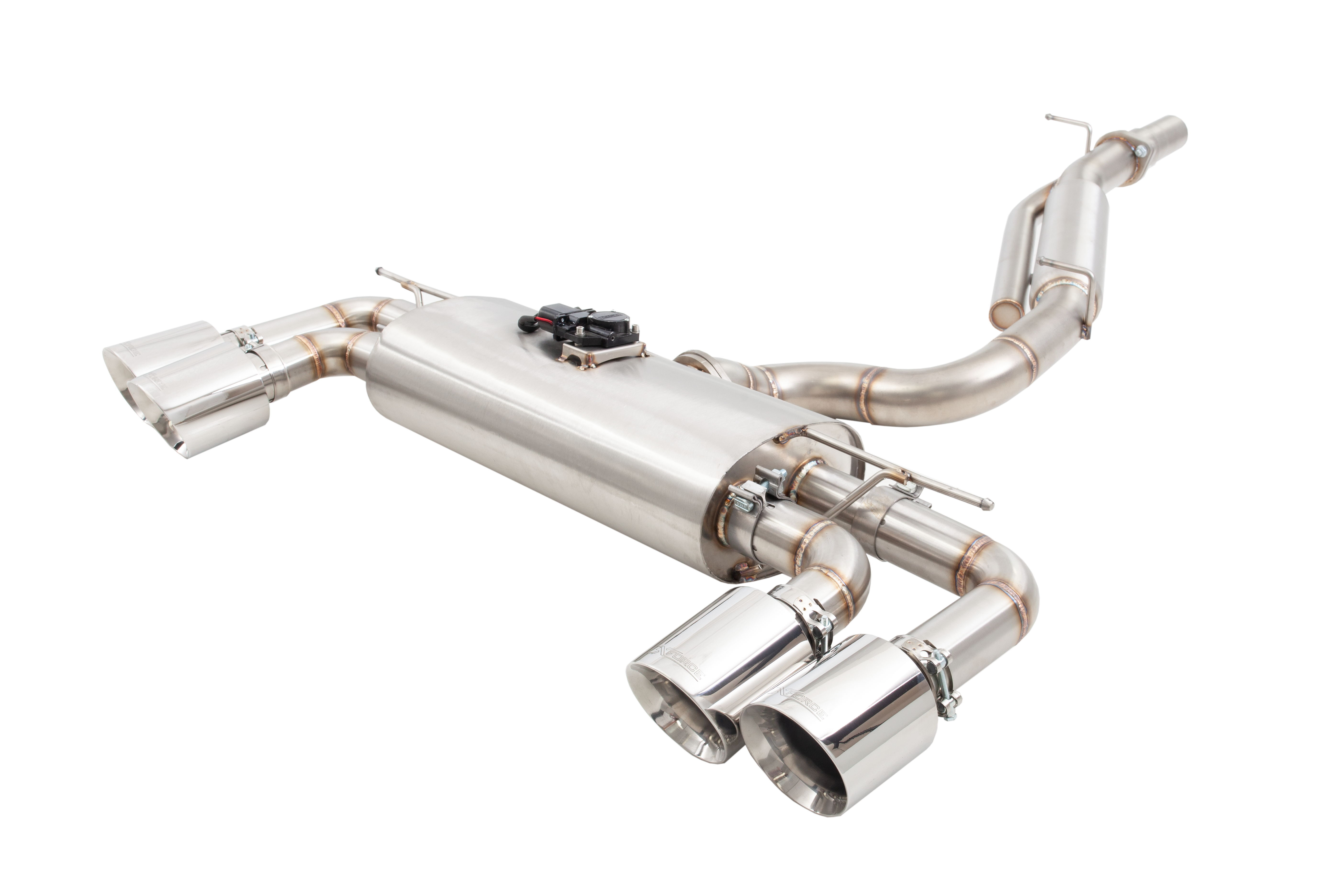 XForce VW GOLF R MK8 Varex Valved Cat Back Exhaust System