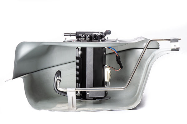 Radium Engineering Fuel Pump Hanger for Mitsubishi Lancer Evolution X - DW400 (Pumps Not Included)