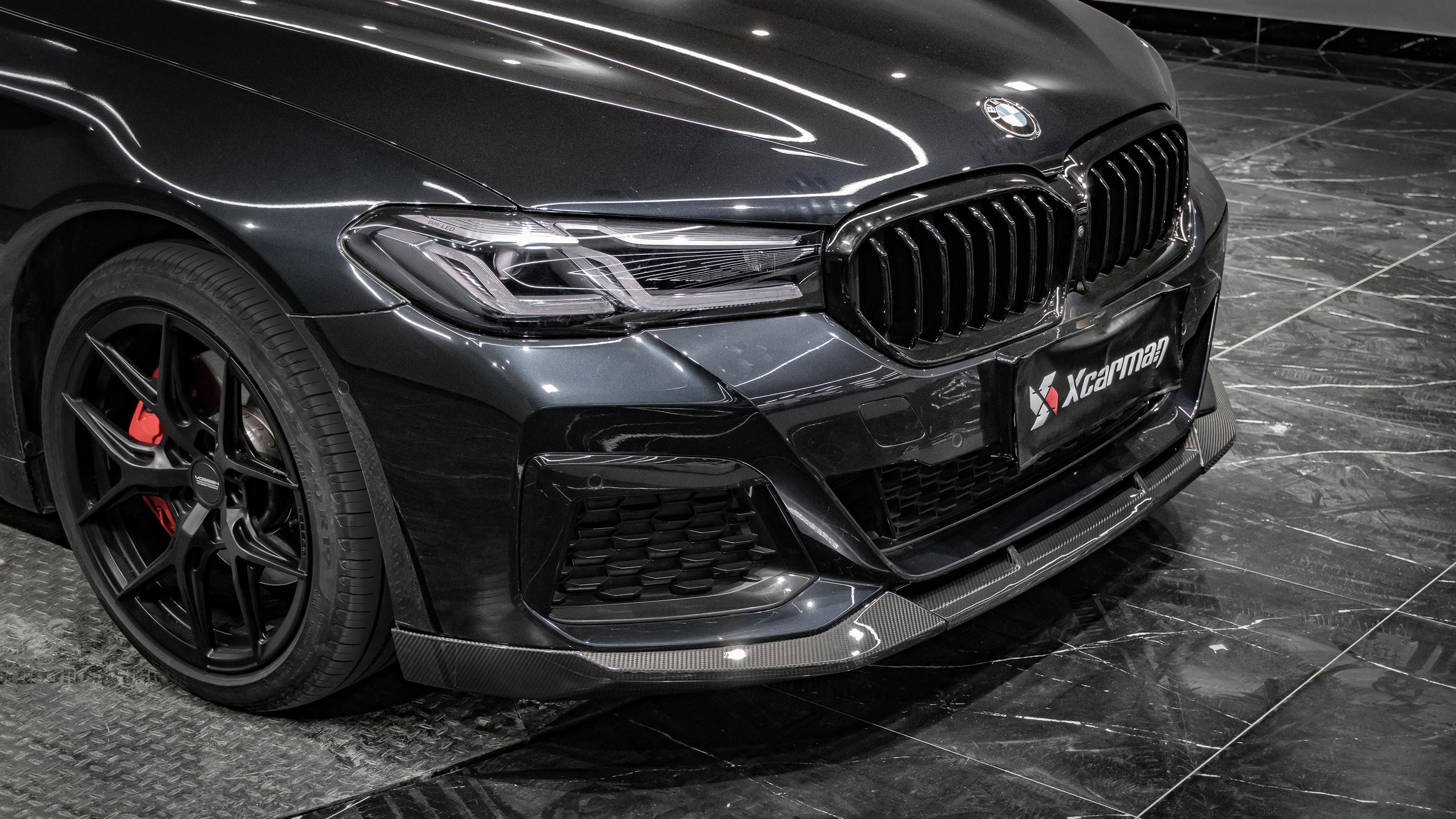 M-Performance Front Lip Style Pre Pregged Dry Carbon For BMW 5 Series G30 20+