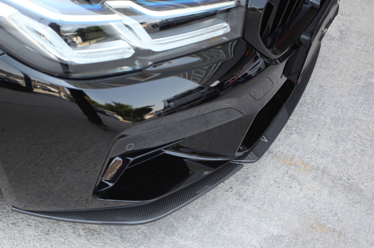 ST Style Pre Pregged Dry Carbon Fiber Front Lip for BMW M5 F90 LCI 2019+