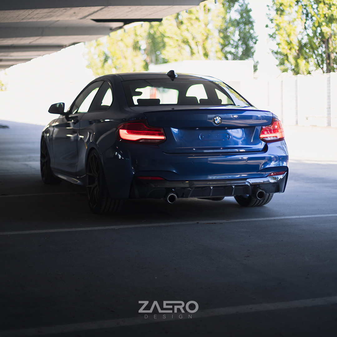 Zaero Designs EVO-1 Diffuser for BMW 2 Series F22 F23 2014-2021 - iilumolab