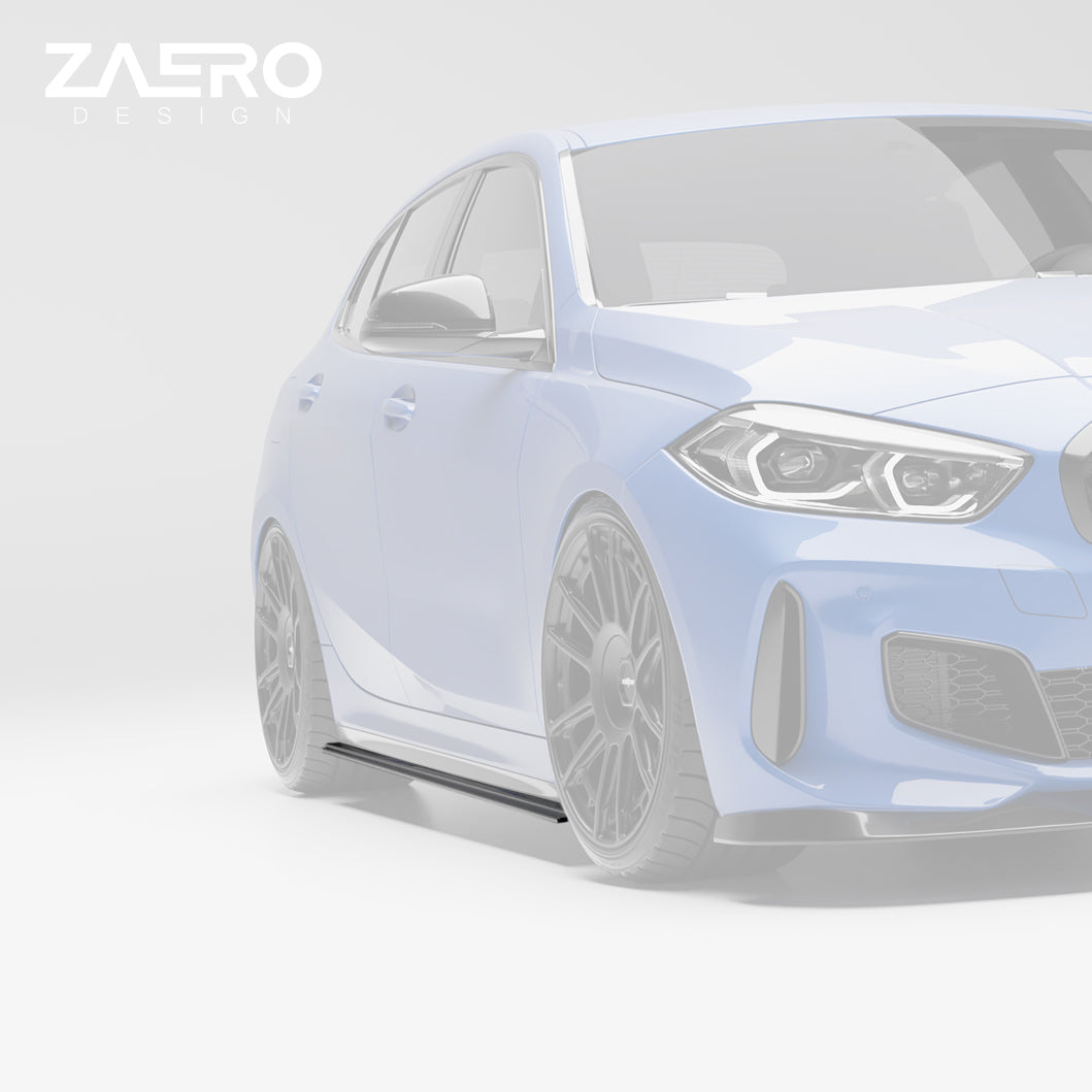 Zaero Designs EVO-1 Side Splitter for BMW 1 Series F40 (Pre-LCI) 2020-2023 - iilumolab