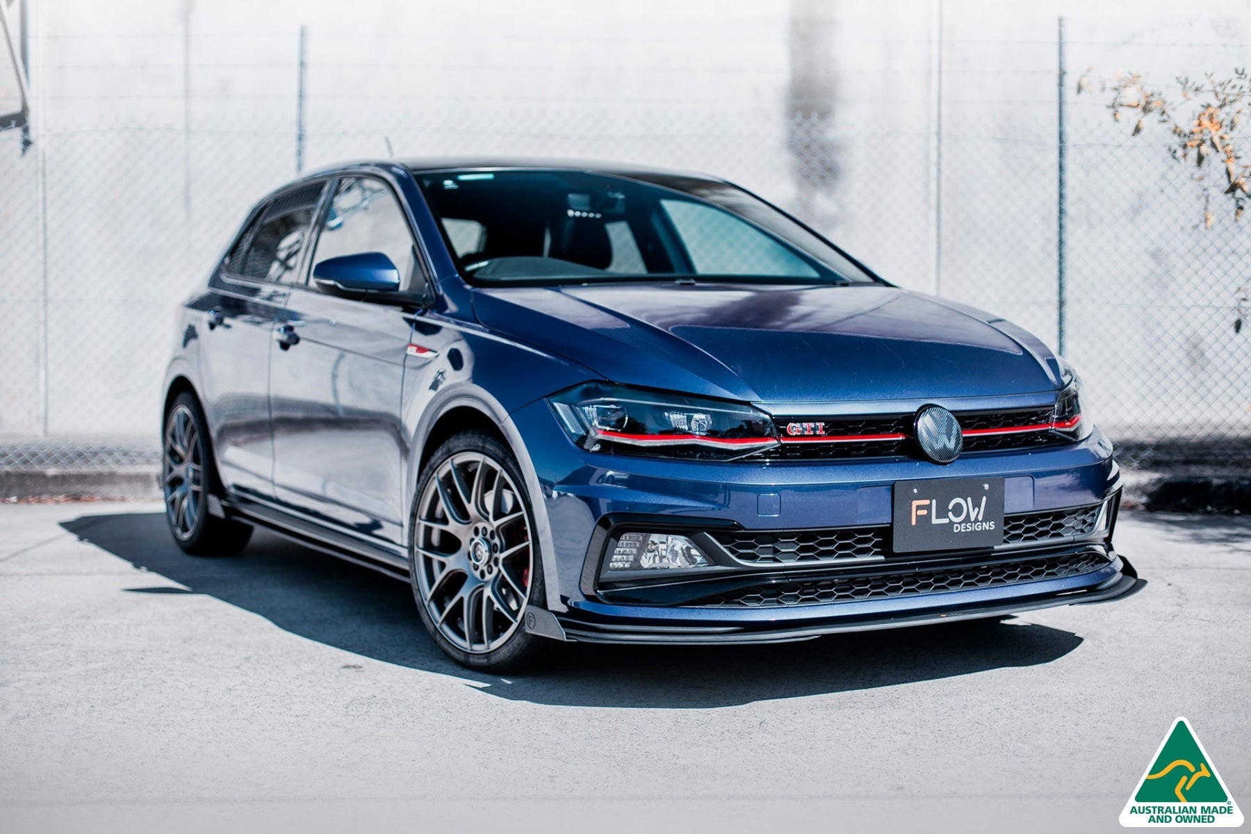 Flow Designs AW Polo GTI Front Lip Splitter Extensions (Pair) - iilumolab
