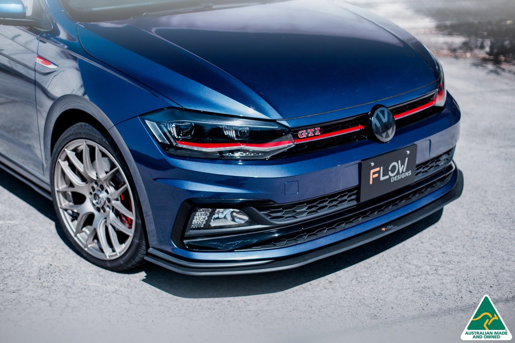 Flow Designs AW Polo GTI Front Lip Splitter - iilumolab