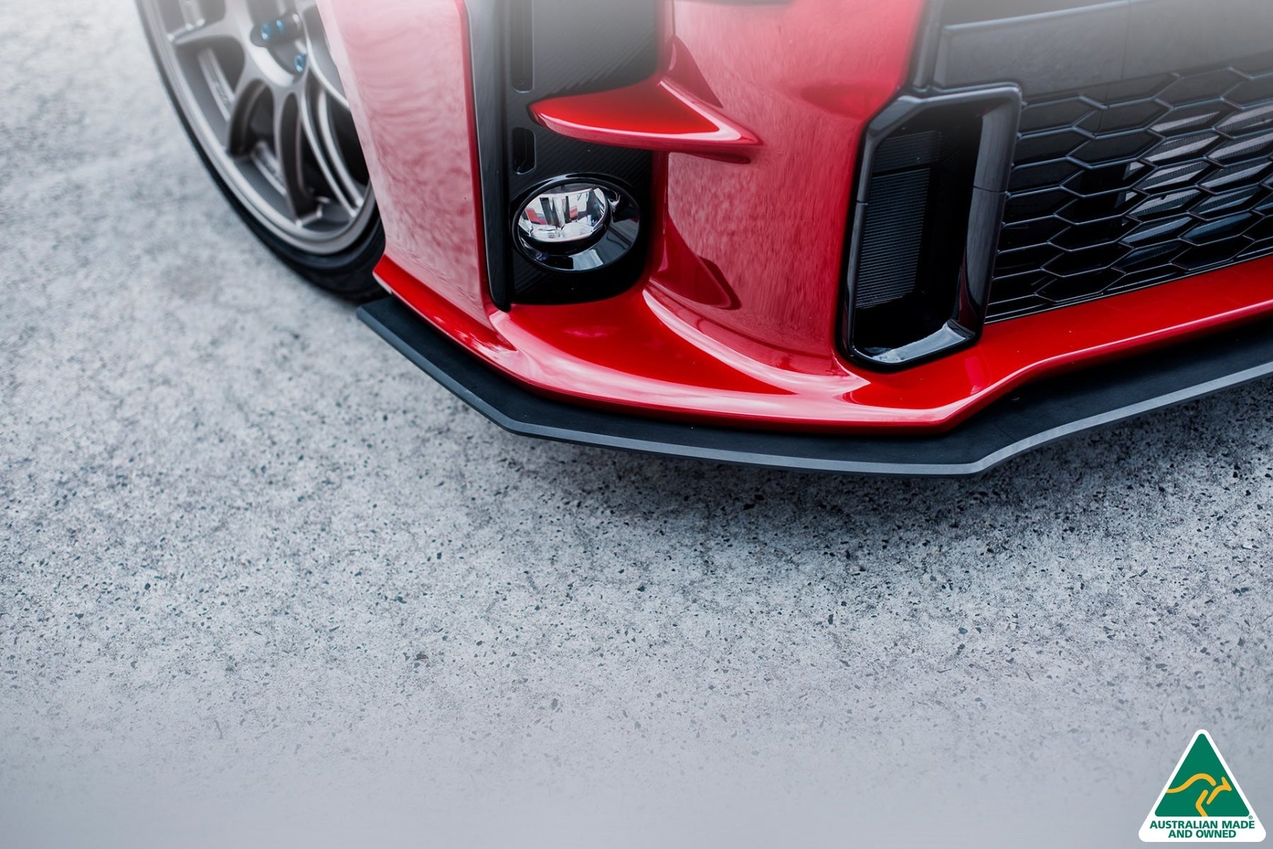 Flow Designs Yaris GR Gen1 Front Lip Splitter & Bumper Reinforcement Plate - iilumolab